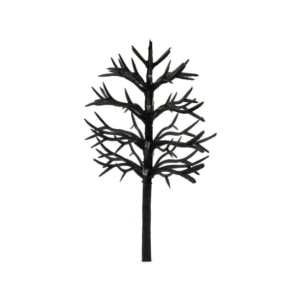 100PCS Architecture Building Plastic Model Tree Trunk Making Trees Materials DIY Scene Railway Train Layout for Diorama