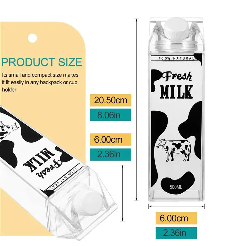 Bottle Clear Beverage Storage Bottles Plastic Carton Water Leakproof Empty Sports Camping Travel Handy Drink Transparent Tea