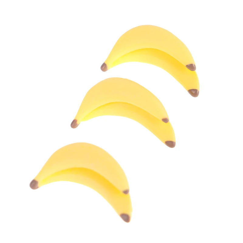 10Pcs 1:12 Dollhouse Miniature Resin Artificial Fake Miniature Food Fruit Banana Play DollHouse Toy Decorative Craft