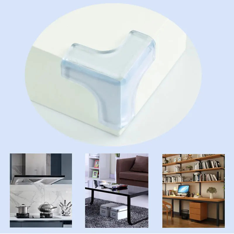 Baby Silicone Safe Corner Protector Child Safety Edge Guards Anticollision Protection Cover Pad From Table Desk Angle