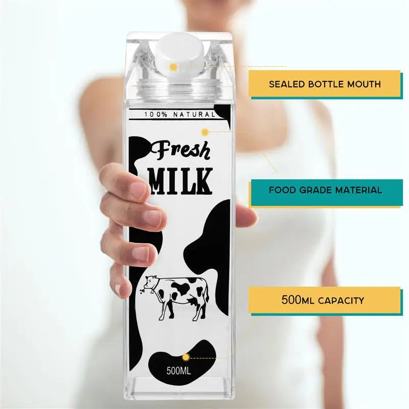 Bottle Clear Beverage Storage Bottles Plastic Carton Water Leakproof Empty Sports Camping Travel Handy Drink Transparent Tea