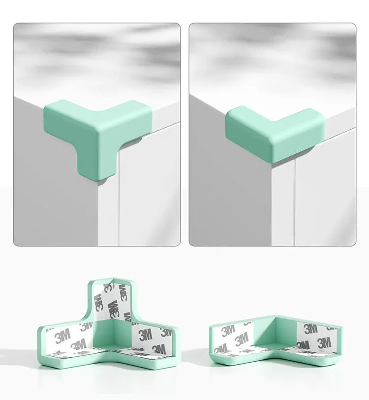 Baby Safe Silicone Corner Protector From Table Desk Furniture Angle Child Safety Edge Guards Anticollision Protection Cover Pad