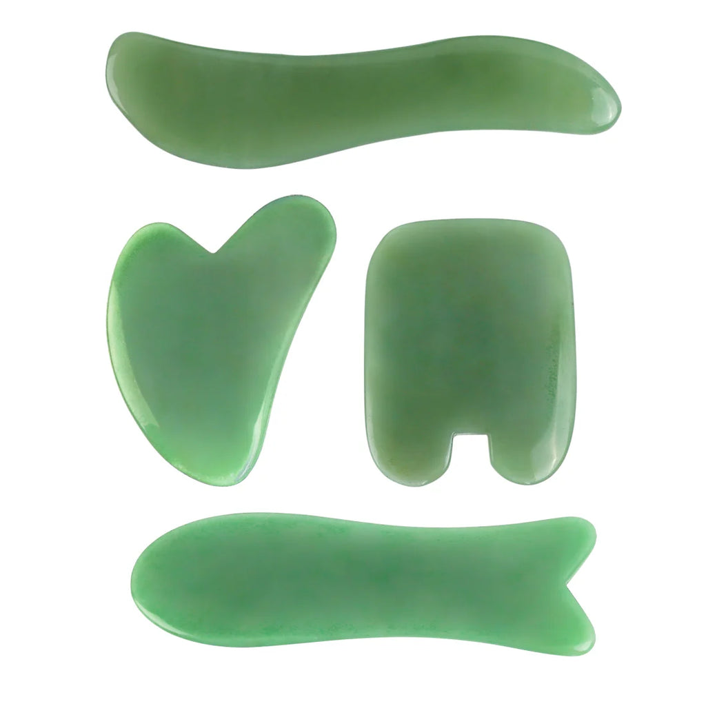 Rose Quartz Face Massager Gua Sha Scraper Natural Jade Stone Skin Care Massager for Body Facial Neck Back Beauty Health Eye SPA