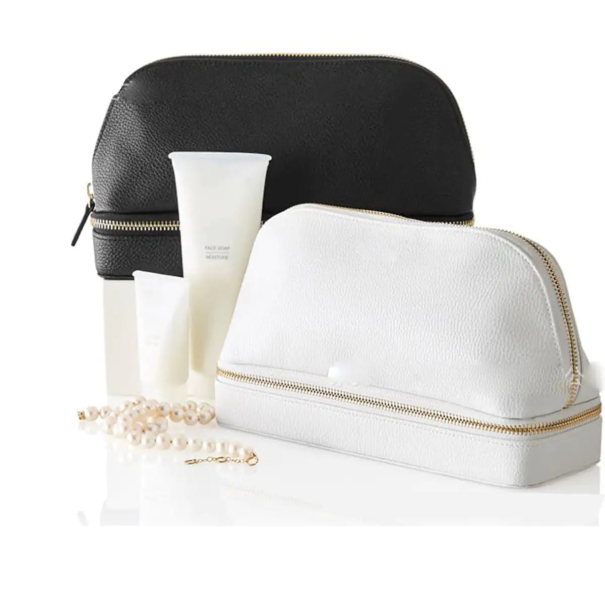Trousse de toilette de luxe pour bijoux et cosmétiques