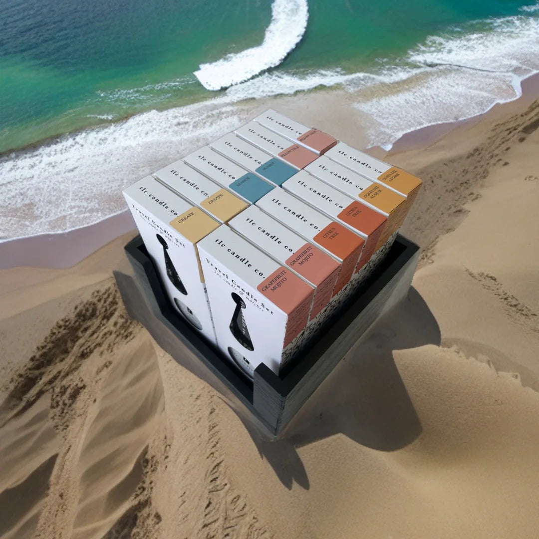 Juego de velas de viaje "Coastal" (12)