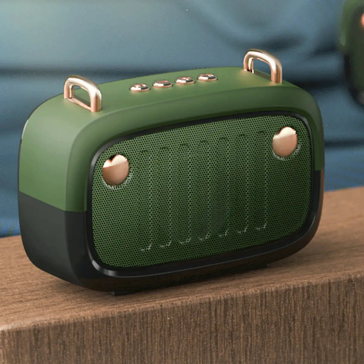 Radio FM et haut-parleur Bluetooth au look rétro