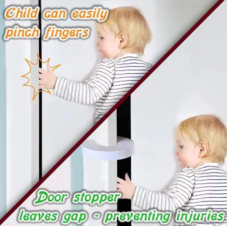 Puerta antipellizcos para bebés