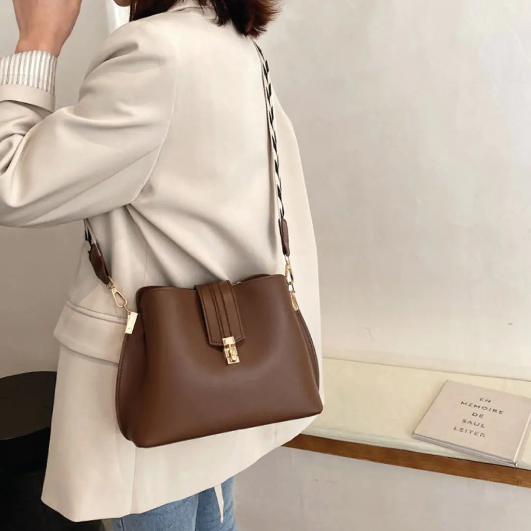 Bolso de hombro a cuadros