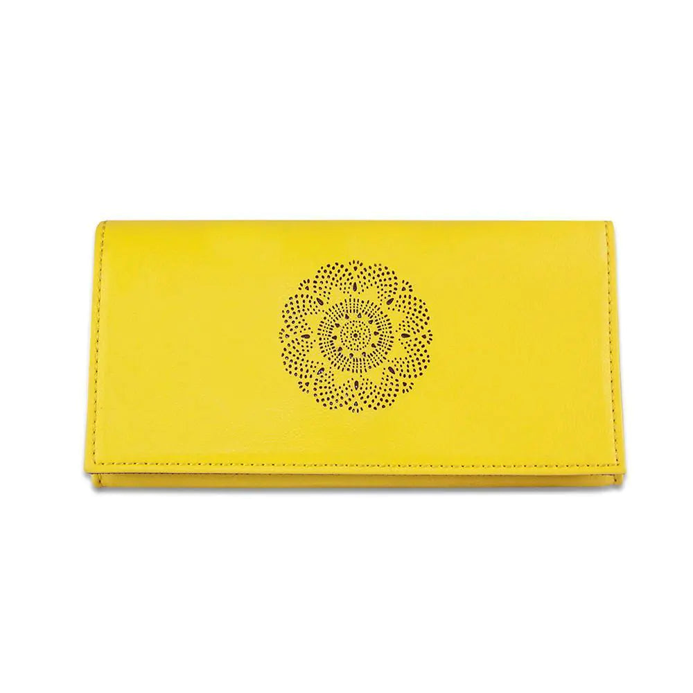 Estuche de cuero para gafas de sol Looking Good - Limón