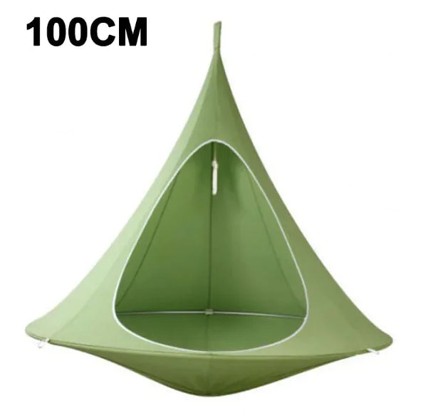 Hamaca colgante para exteriores con forma de cono tipo carpa
