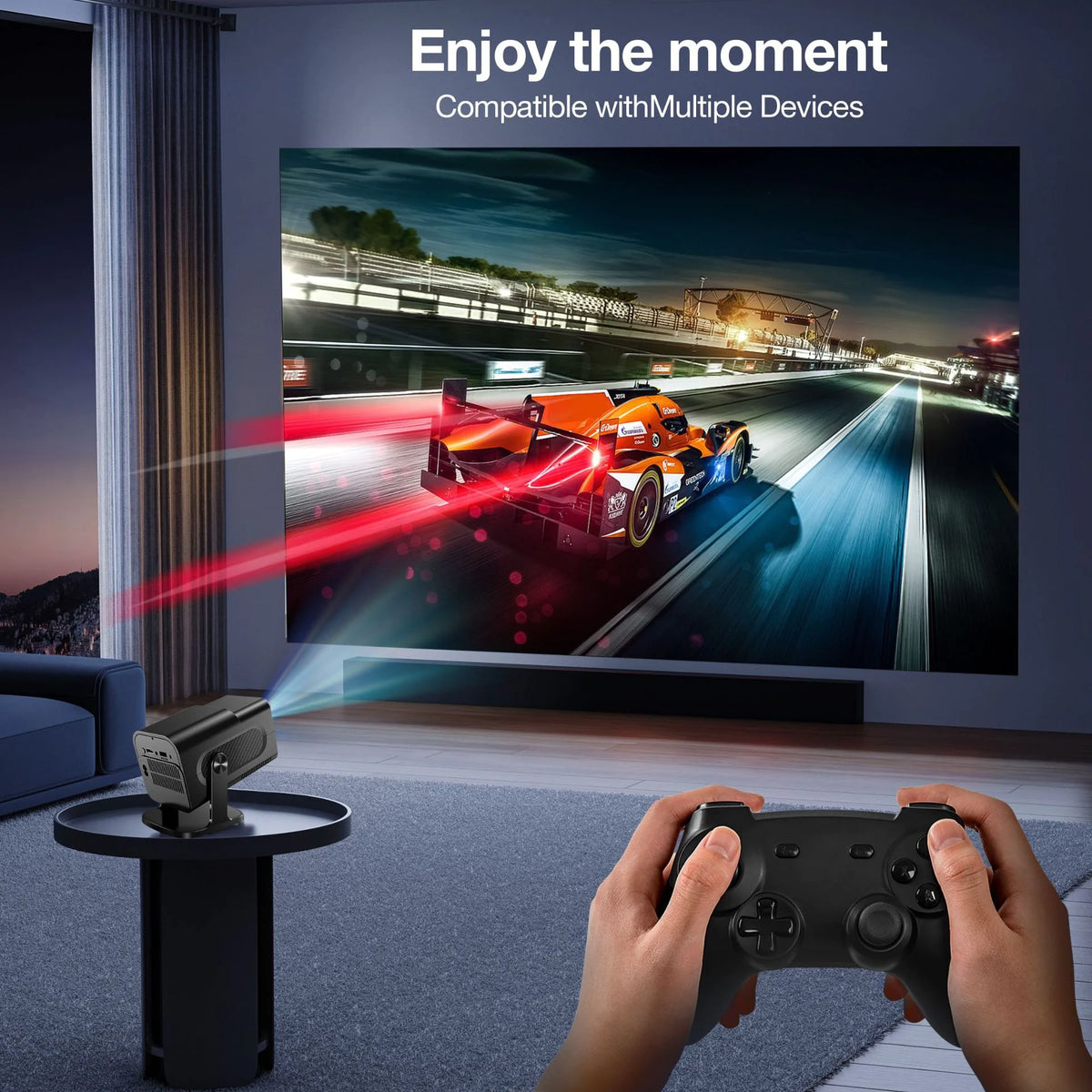 Proyector portátil para juegos Android