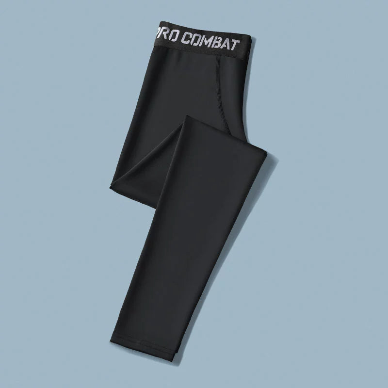 Basketball Basic Thin Ice Silk Quick-Drying Compression Leggings