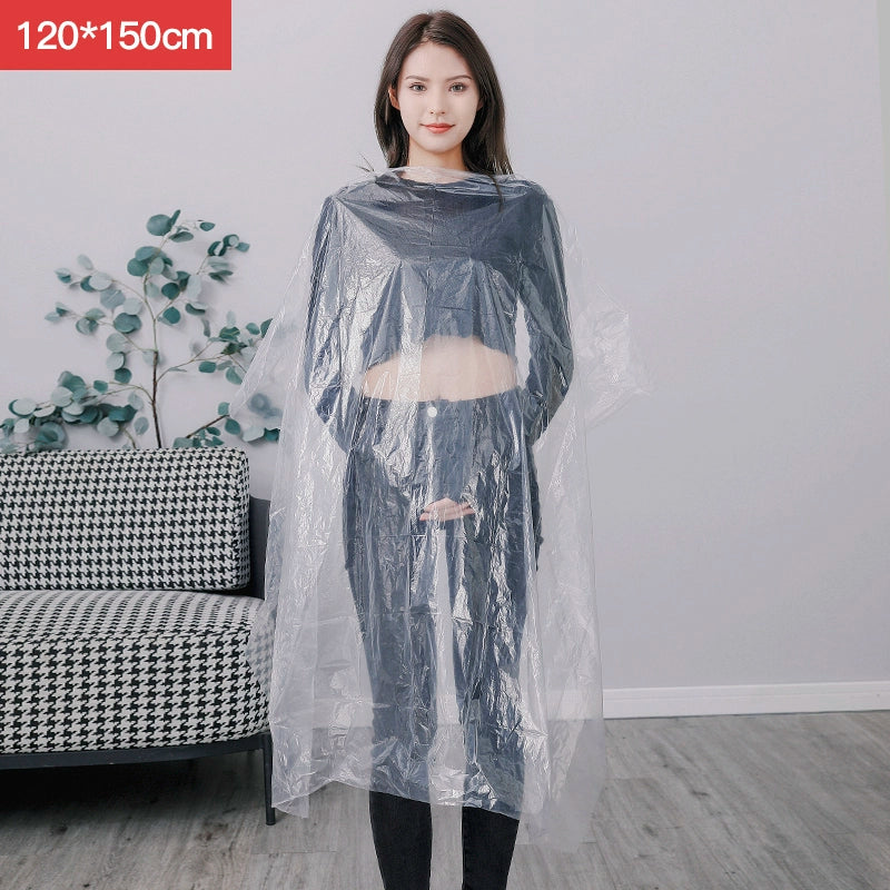 Disposable Shawl for Hair Dye Protection Cloth Scarf Hair Dyeing Hair Treatment Oil Hairdressing Hair Saloon Dedicated Plastic Waterproof Thickened Disposable