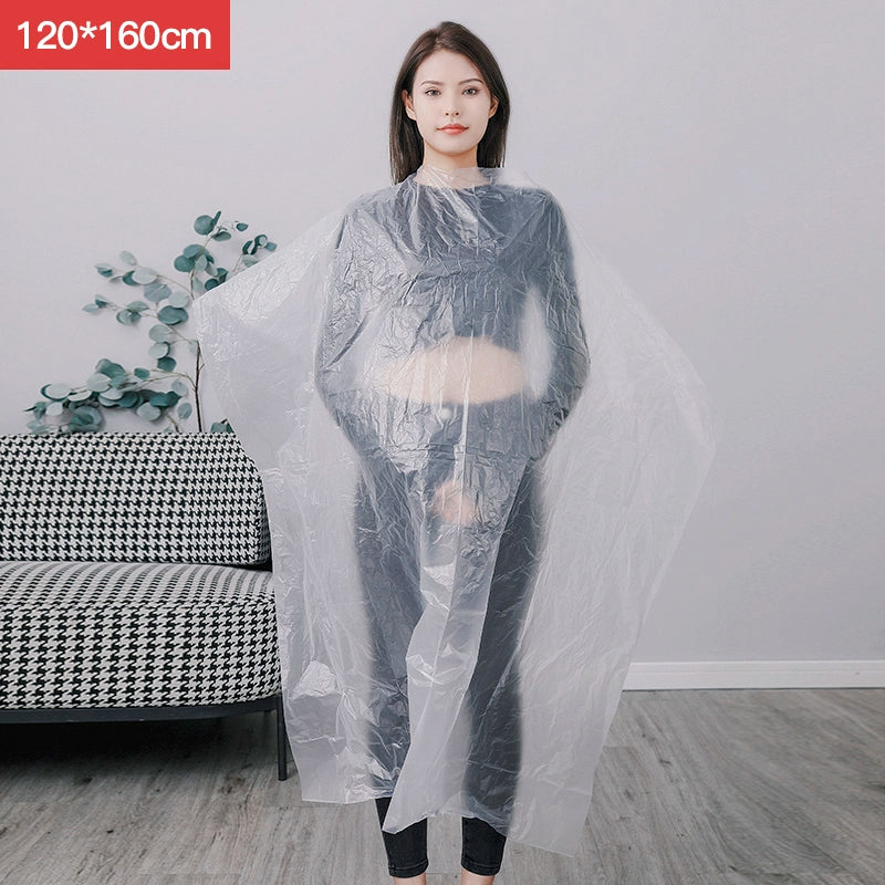 Disposable Shawl for Hair Dye Protection Cloth Scarf Hair Dyeing Hair Treatment Oil Hairdressing Hair Saloon Dedicated Plastic Waterproof Thickened Disposable