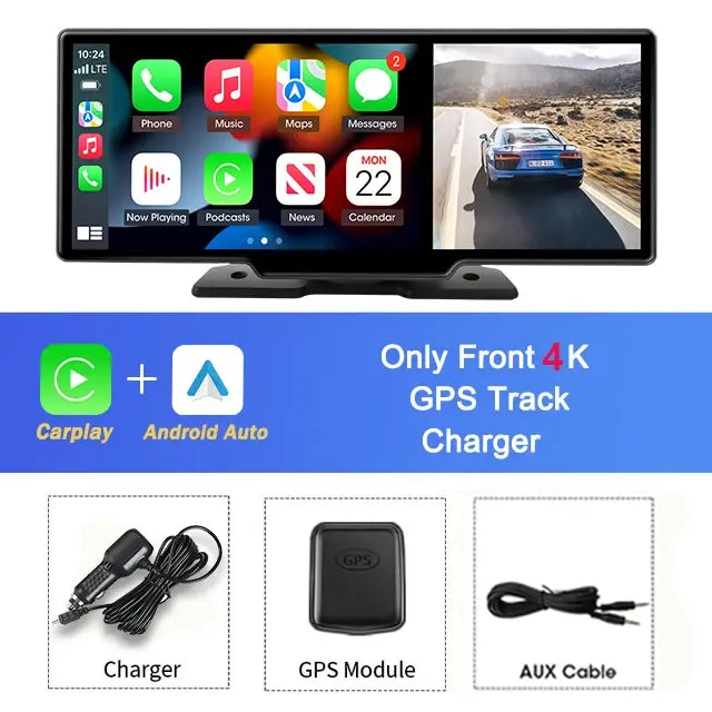 Cámara para salpicadero con Android y DVR para coche