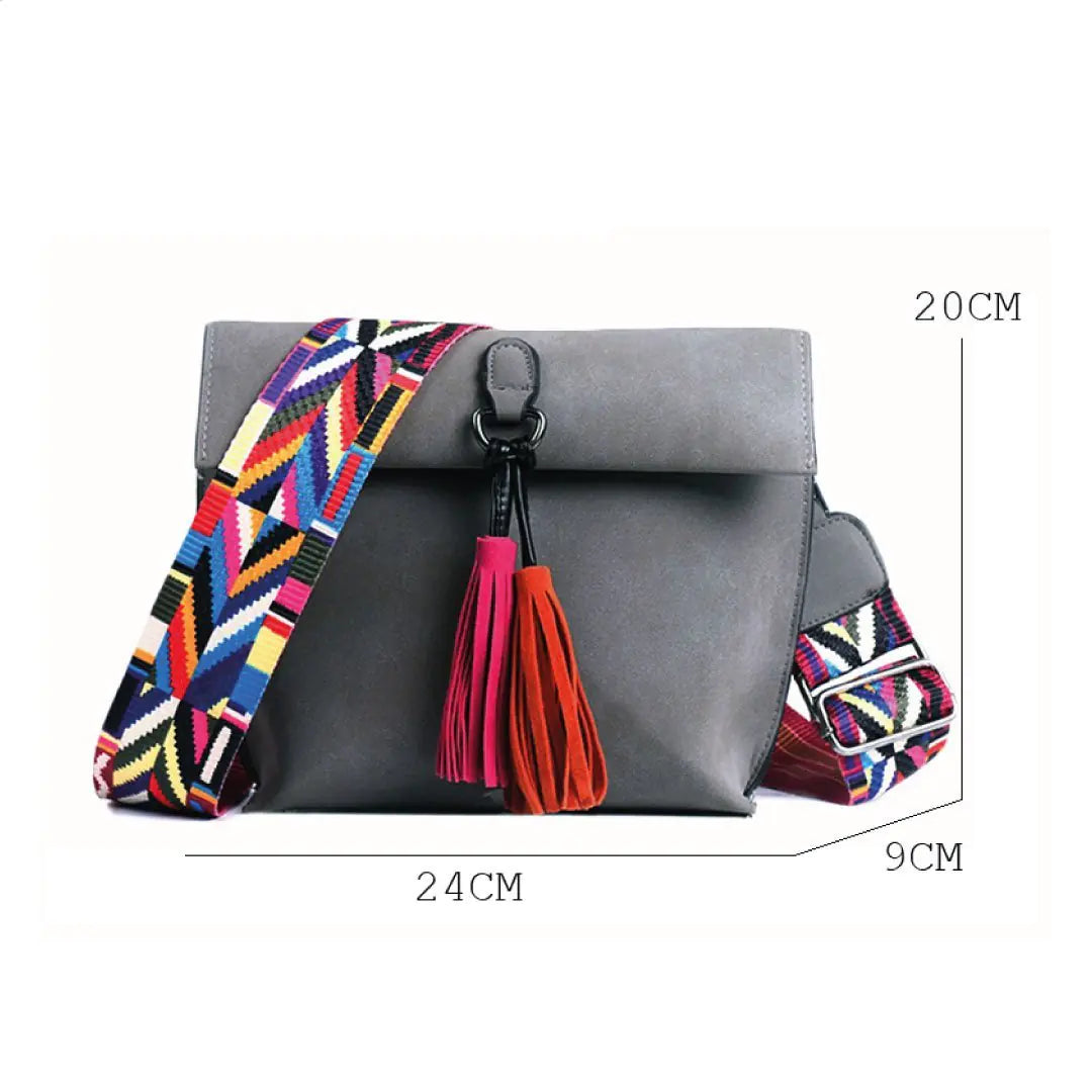Bolso bandolera Brandy - Gris