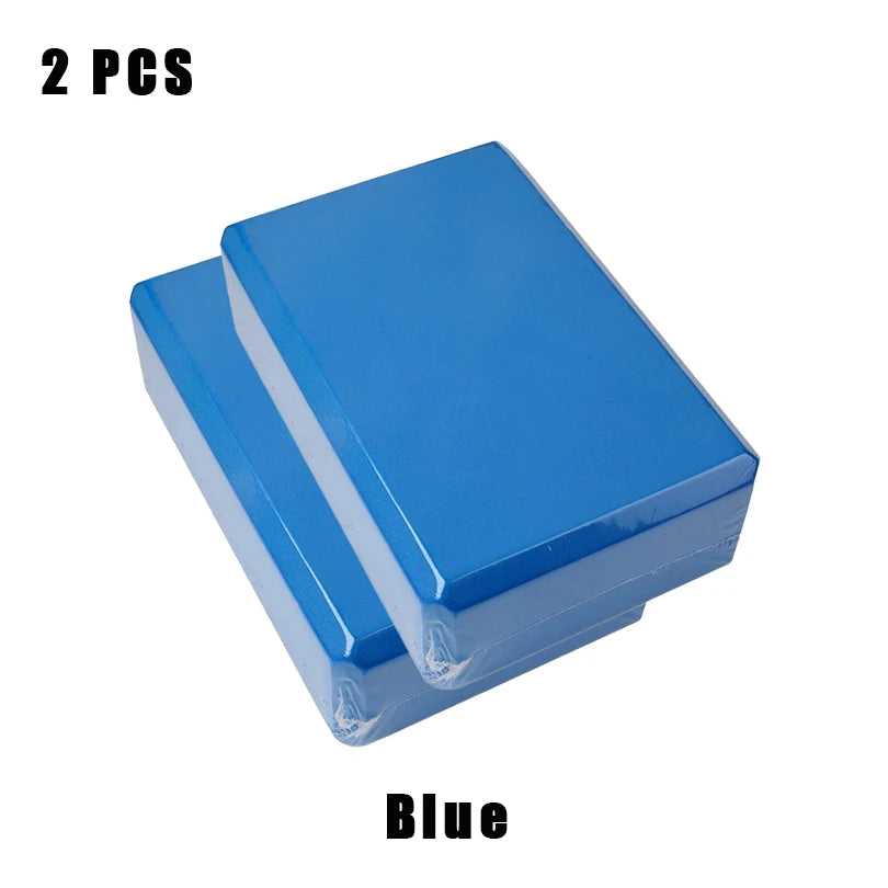 Yoga Cubes Blocks Building Pilates Bricks Sports Yoga Supplies Exercise Fitness Eva Reinforcement Mats Home Exercise Equipment