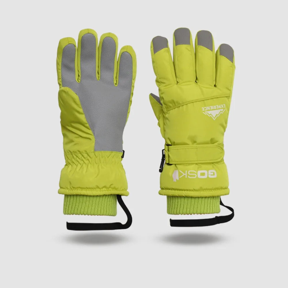 Elastic Keep Warm Snowboard Gloves Windproof Touch Screen Cycling Mittens Thicken Waterproof Skiing Gloves Outdooor