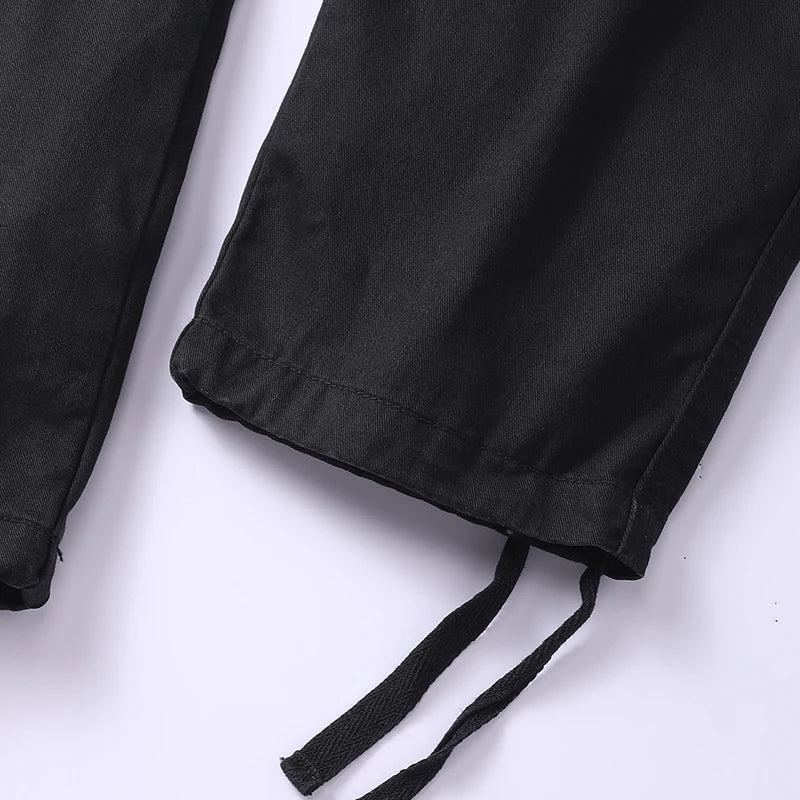 AKARMY Men's Casual Cargo Pants Workout Joggers Stretch Sweatpants Hiking Drawstring Tactical Pants with Multi Pockets(No belt)