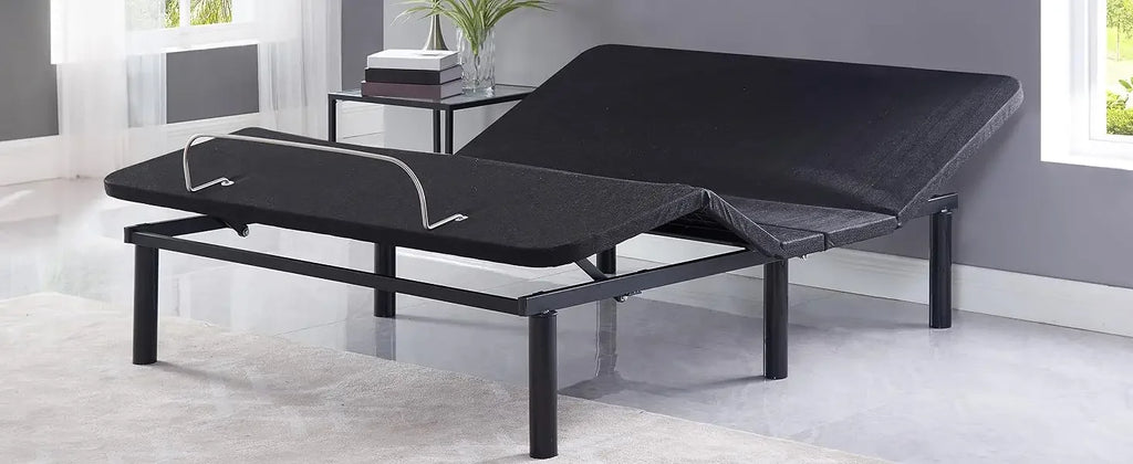 Sleep Enabling Serenity Adjustable Bed Frame Full, Head & Foot Incline, 7 Adjustable Positions, Wireless Remote, Compact