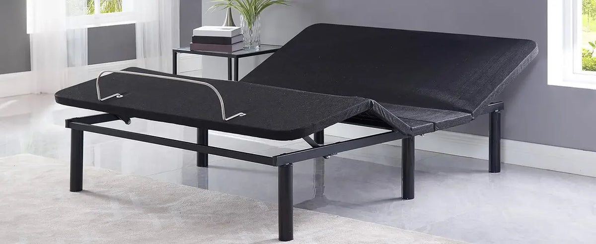 Sleep Enabling Serenity Adjustable Bed Frame Full, Head & Foot Incline, 7 Adjustable Positions, Wireless Remote, Compact
