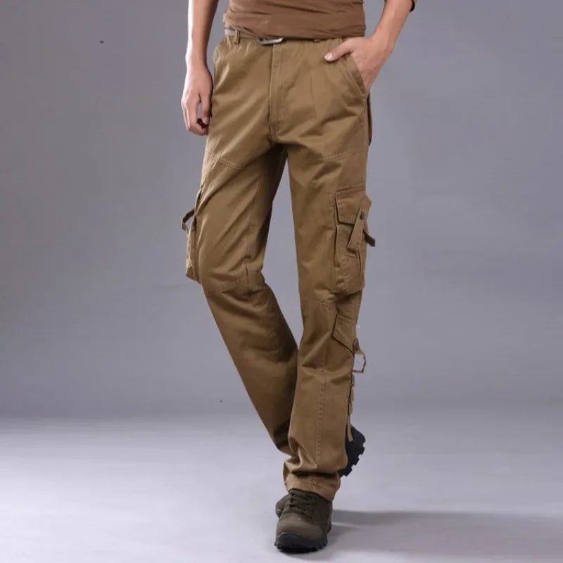Outdoor Hiking Cotton Male Trousers Baggy Aesthetic Korean Style Cheap Y2k Vintage Men's Cargo Pants Fashion Slacks New In Long