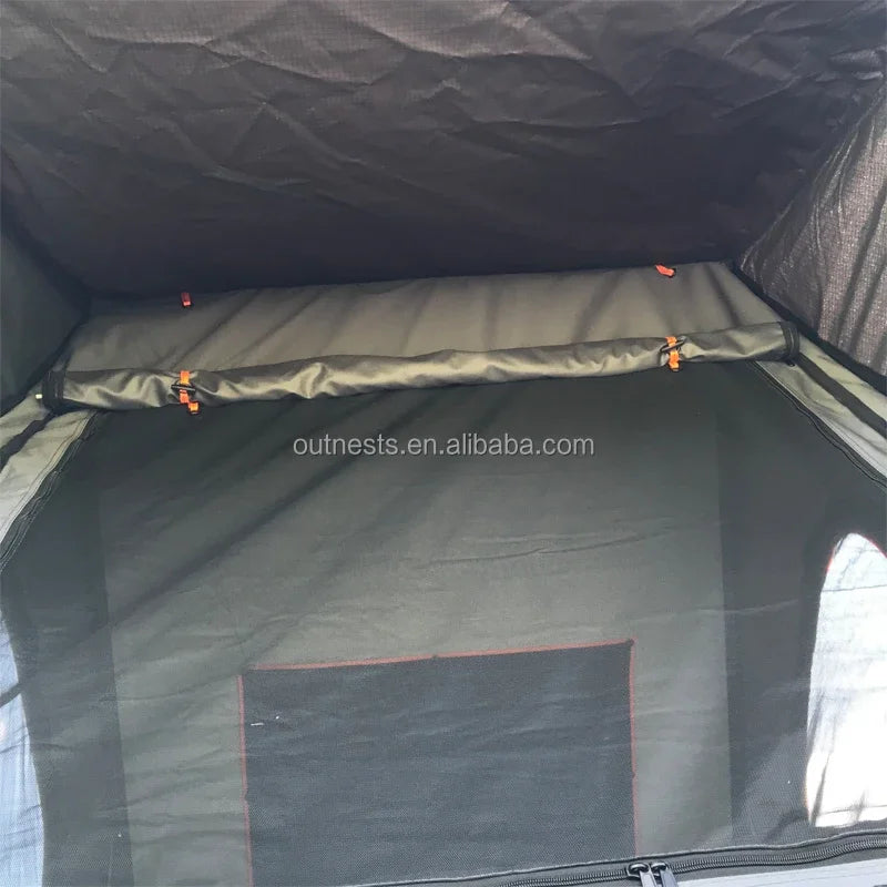 Custom Car Roof Top Tent Outdoor Folding Camping Truck Rooftop Tent For SUV Pickup Trailer With Aluminum Hard Shell Cover