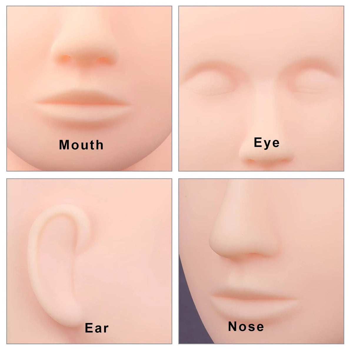 Lash Mannequin Head Professional Make Up Paint Eye Lash Extention Practice Training Head Soft Manikin Cosmetology Mannequin Doll