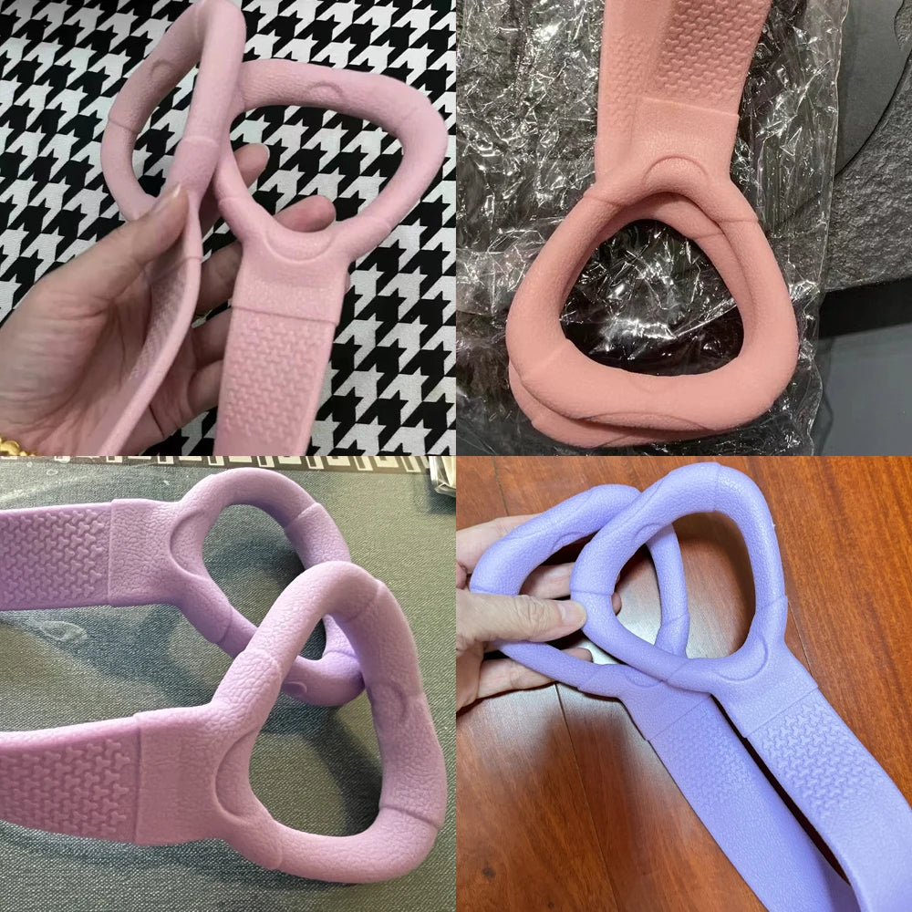 1 Pc 8-shaped Puller Yoga Auxiliary Household Elastic Band Fitness Equipment Open Shoulder Beauty Back Elastic Band Pink Elastic