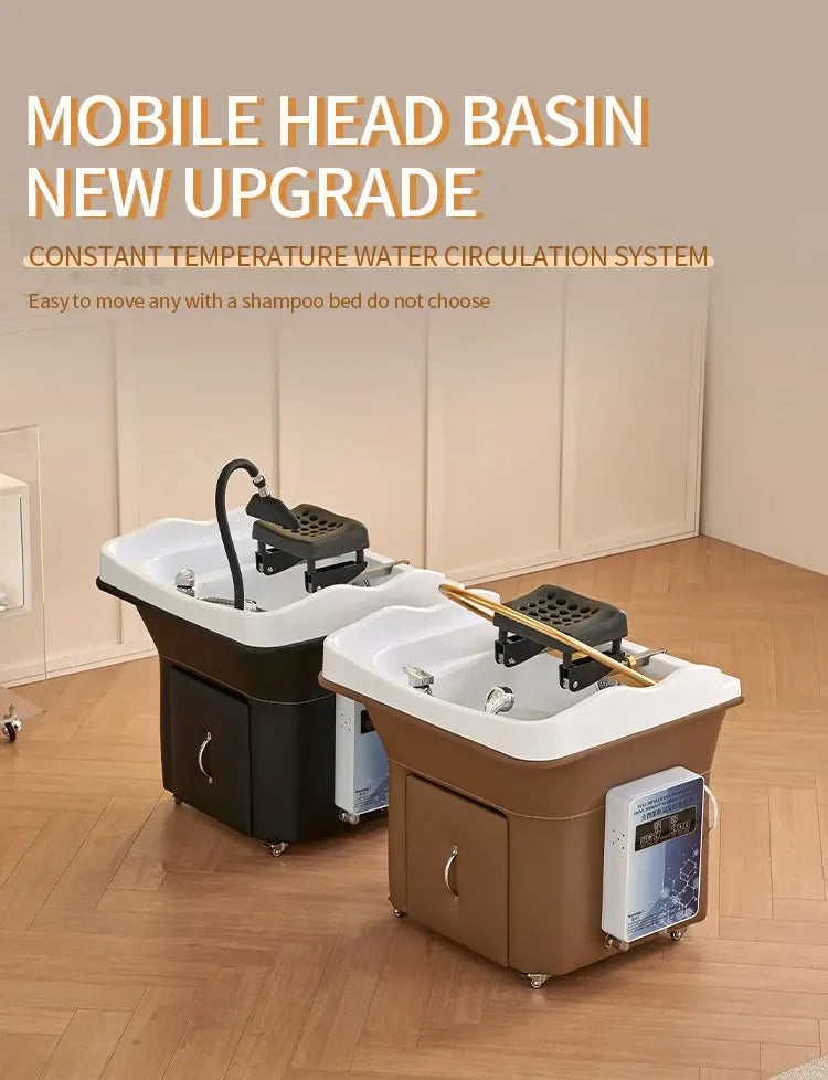 Salon hair washing bed portable head spa equipment  Removable shampoo basin