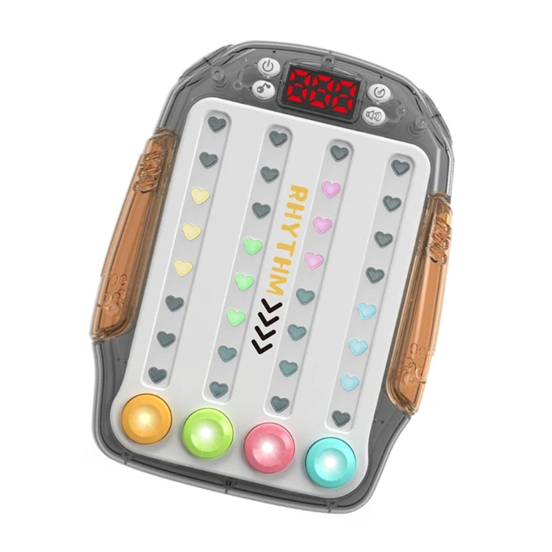 Hand Training Toy for Kids Children Handheld Puzzle Console Quick Push Game D46B