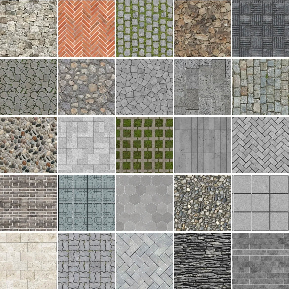 2pcs Miniature Simulation Road Wall floor Sticke Pavement Model Kits Diy  Ground Scenes Outdoor Brick Sticker Materials