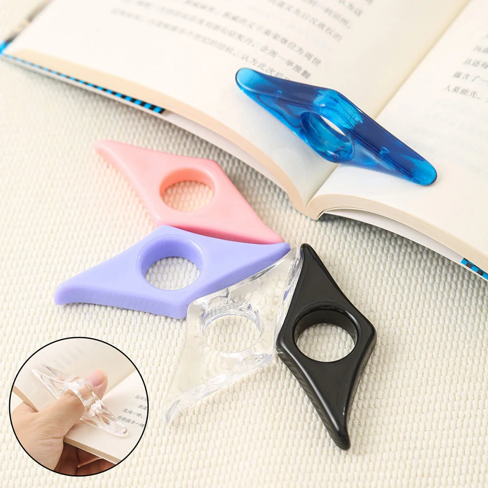 Resin Thumb Book Support Creative Book Expander Convenient Book Page Holder colorful Reading Aid Student School Office Supply