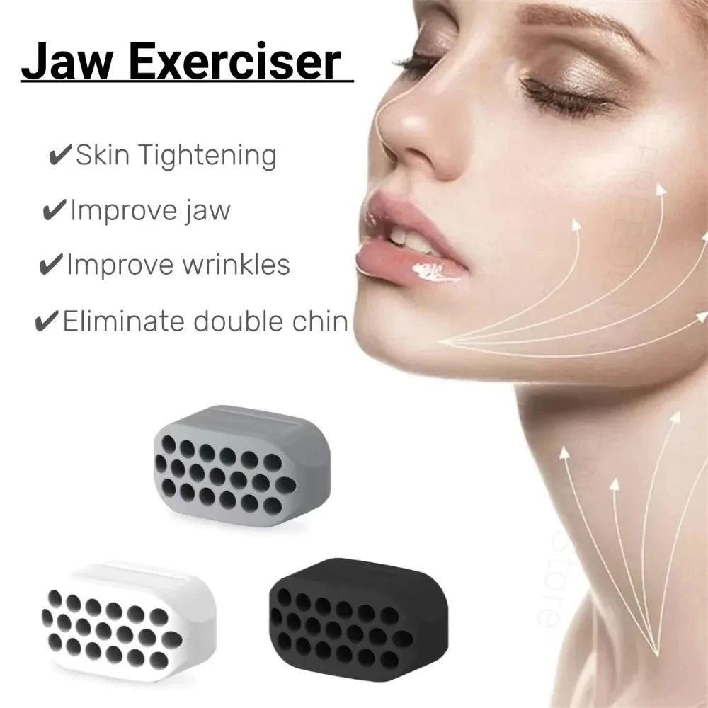 Jaw Exerciser Ball Jaw Trainer Face Facial Muscle Exercise Ball Chew Ball Face Muscle Training Fitness Equipment
