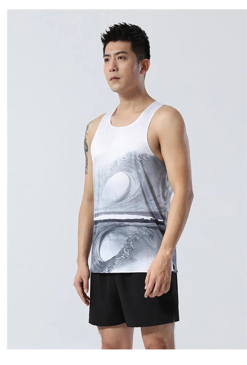 Adult Men Women Running Hiking Shirts Tight Gym Tank Top Fitness Marathon T-shirts Sport Exercise Basketball Vest Clothes B26