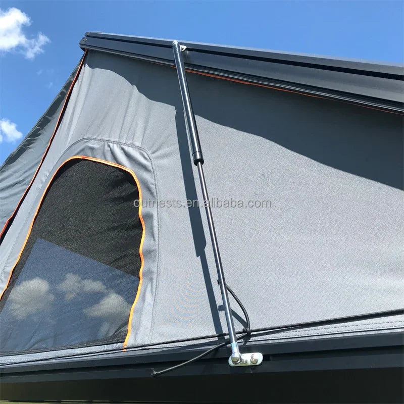 Custom Car Roof Top Tent Outdoor Folding Camping Truck Rooftop Tent For SUV Pickup Trailer With Aluminum Hard Shell Cover