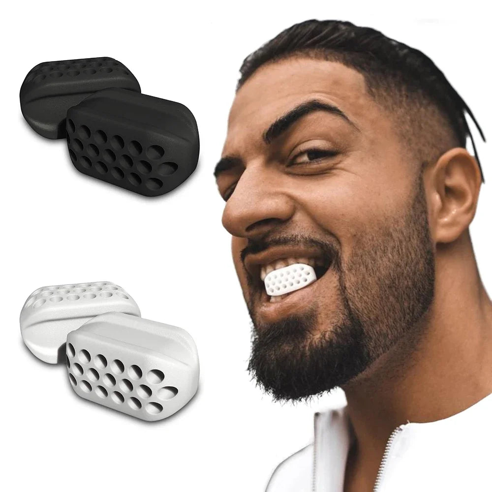 1pcs Jaw Exerciser Ball Facial Jaw Muscle Toner Trainin Fitness Anti-aging Food-grade Silica Face Chin Cheek Lifting Slimmin
