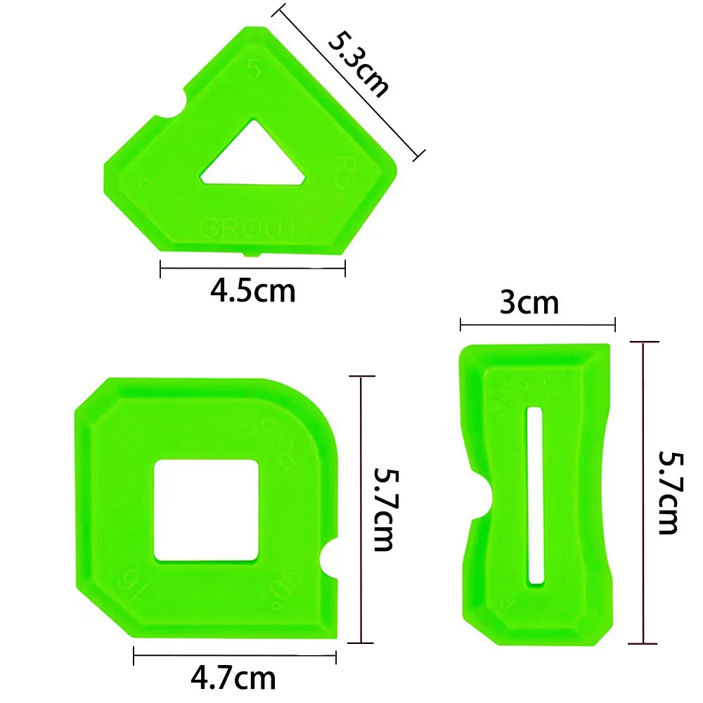 Silicone Caulking Tool Kit Spatula Scraper Joint Sealant Spreader for Tile Window Grout Edge Removal Kitchen Construction Tools