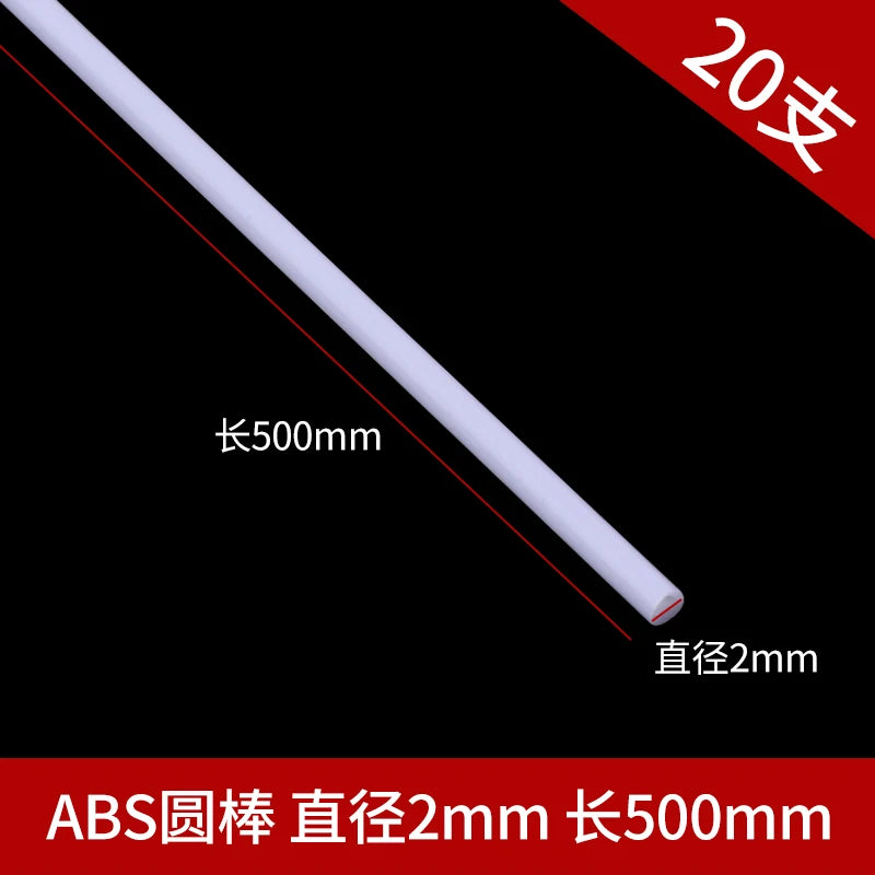 20pcs DIY Model Making ABS Architcture Building Materials Layout Toys Handmade Kits 50cm Students' Graduation Design Materials