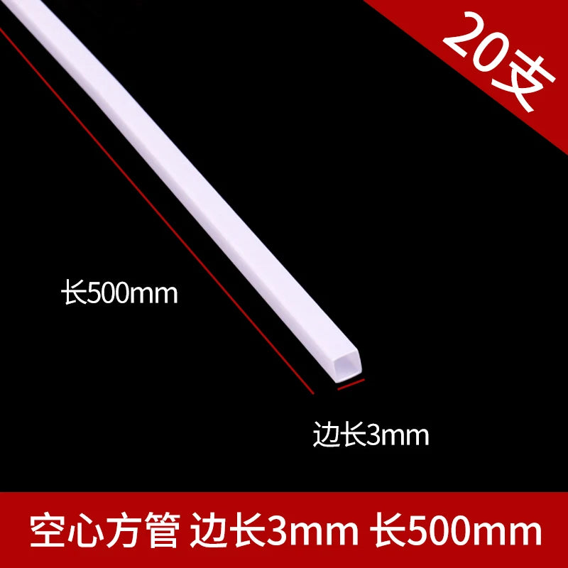 20pcs DIY Model Making ABS Architcture Building Materials Layout Toys Handmade Kits 50cm Students' Graduation Design Materials