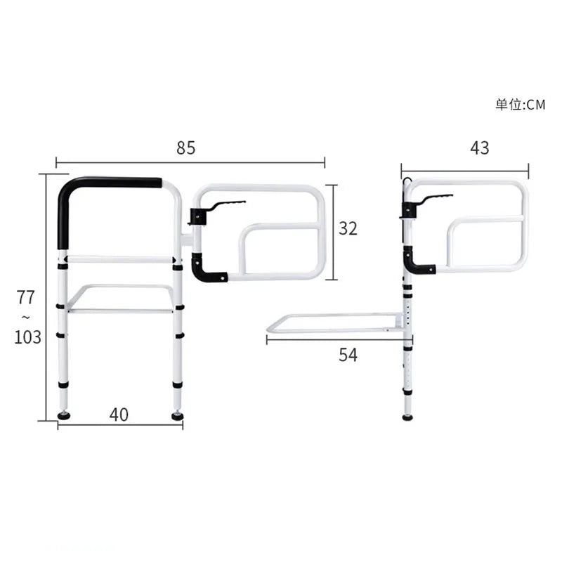 Bedside Handle Landing Bedside Armrest Old Man Bed Rail Anti-fall Anti-drop Bedside Railing Auttakaa Minua Get Up Booster