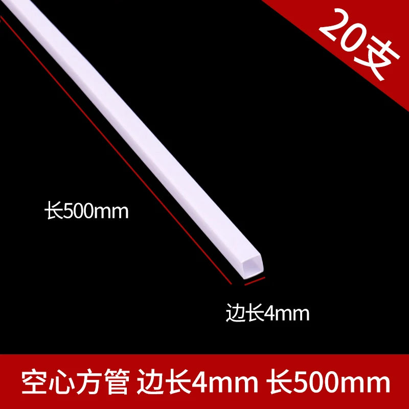 20pcs DIY Model Making ABS Architcture Building Materials Layout Toys Handmade Kits 50cm Students' Graduation Design Materials