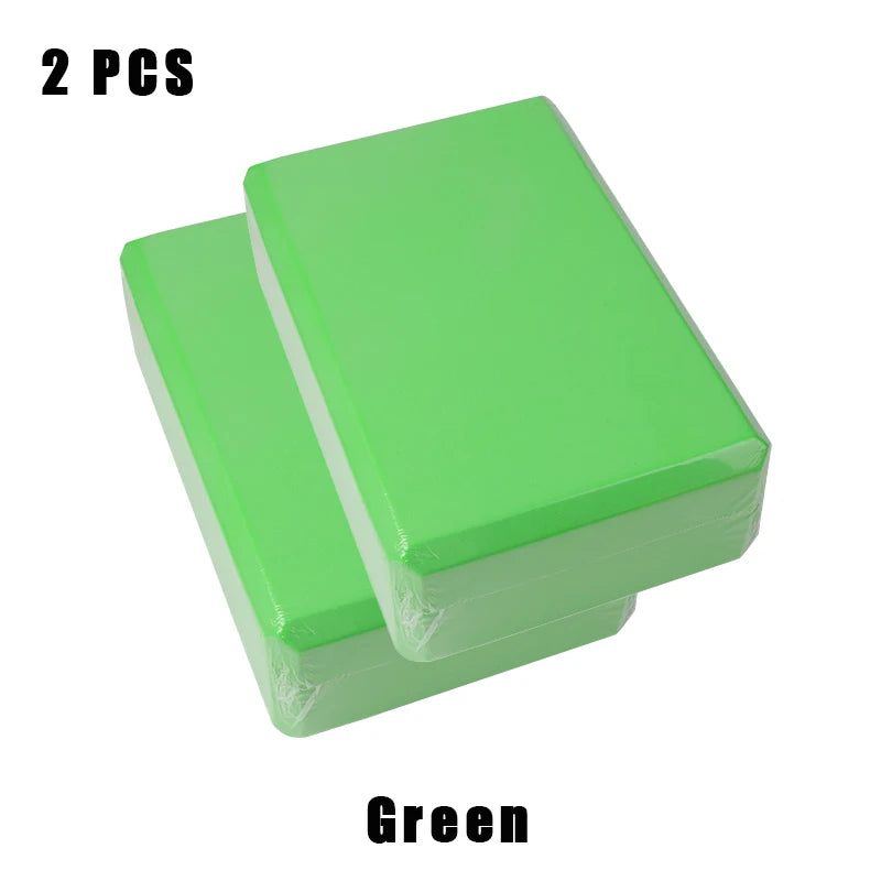 Yoga Cubes Blocks Building Pilates Bricks Sports Yoga Supplies Exercise Fitness Eva Reinforcement Mats Home Exercise Equipment