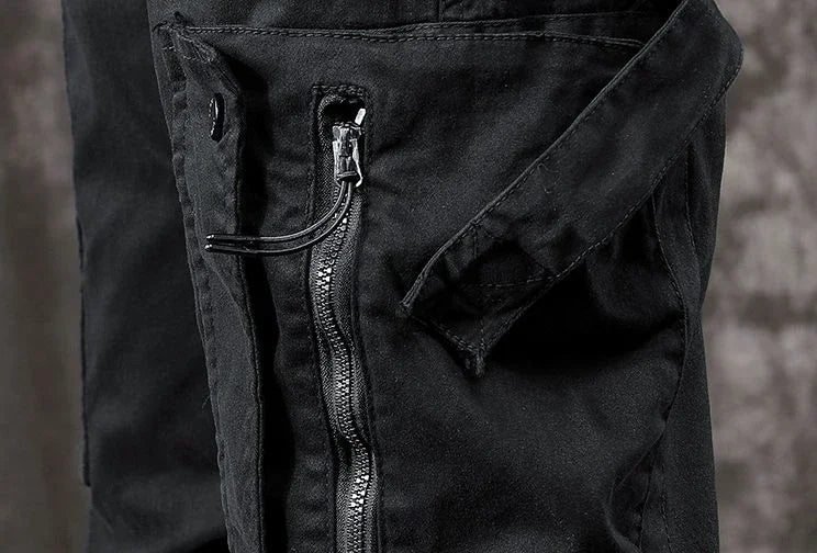 Men's Cargo Pants Outdoor Male Trousers Korean Hiking Loose Biker Motorcycle Cotton Luxury Aesthetic Fashion Baggy Slacks
