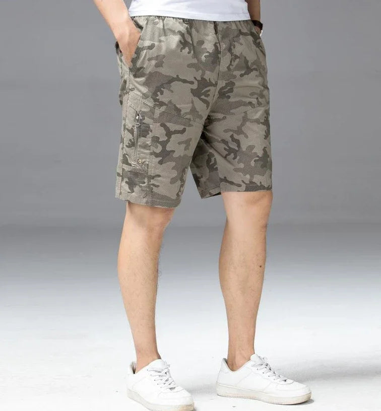 Male Short Pants Hiking Blue Camouflage Men's Cargo Shorts Camo Designer Jorts Streetwear Comfortable Y2k Clothing Young On Sale