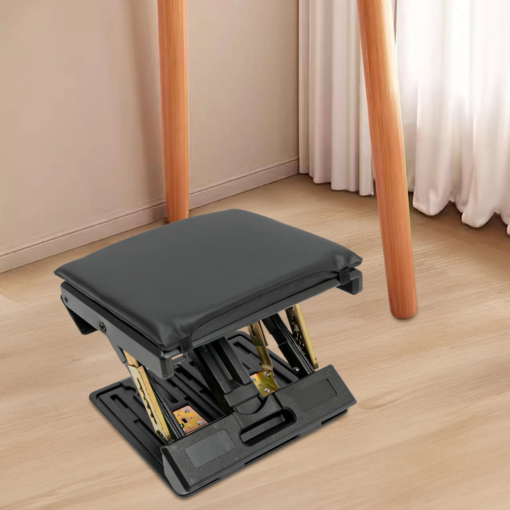 Under Desk Foot Rest Foldable Footrest Adjustable Footrest for Travel Office Outdoor Portable Foot Stool for Elderly