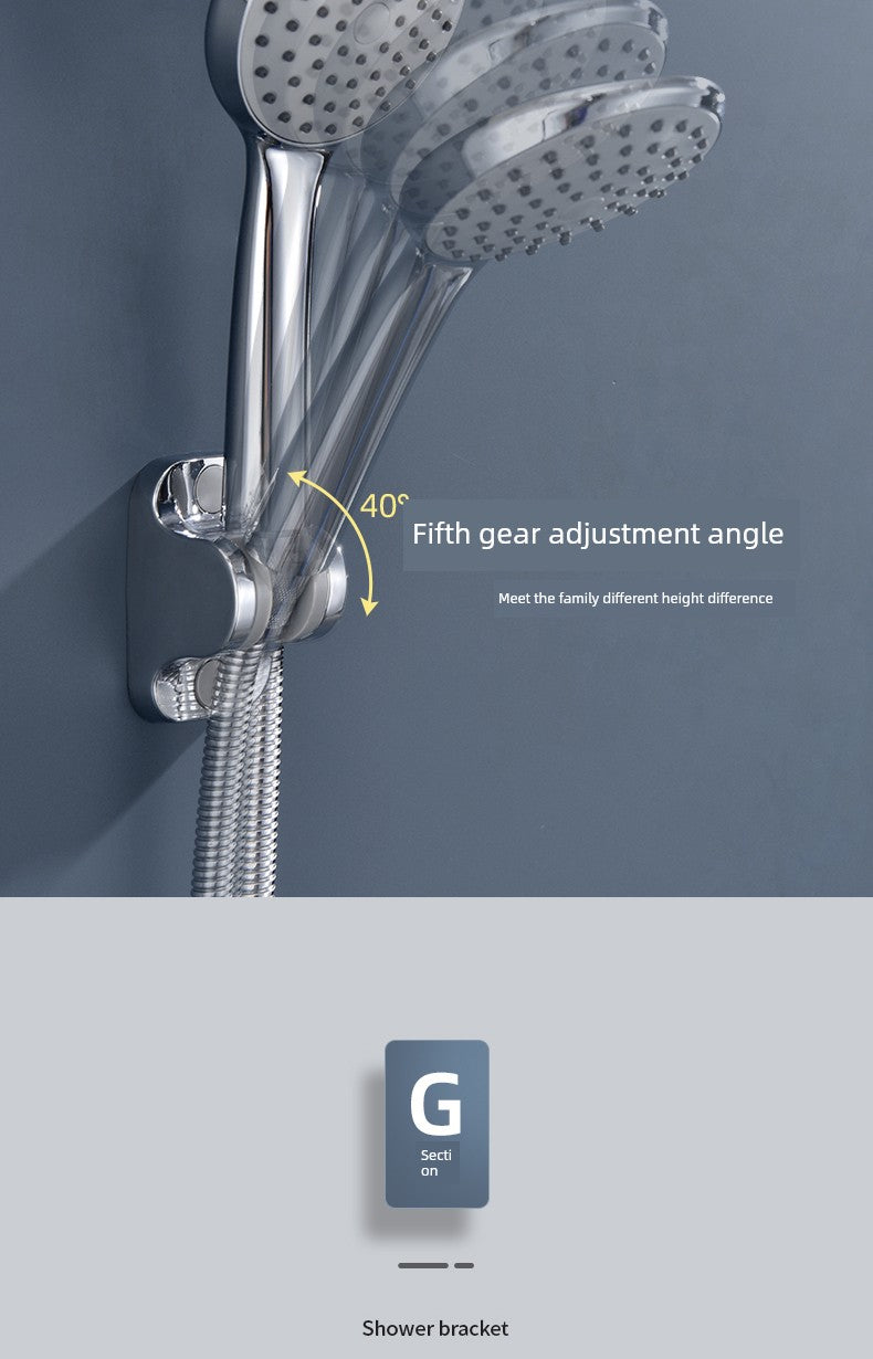 Fixed Seat Shower Head Old-Fashioned Screw Shower Bracket