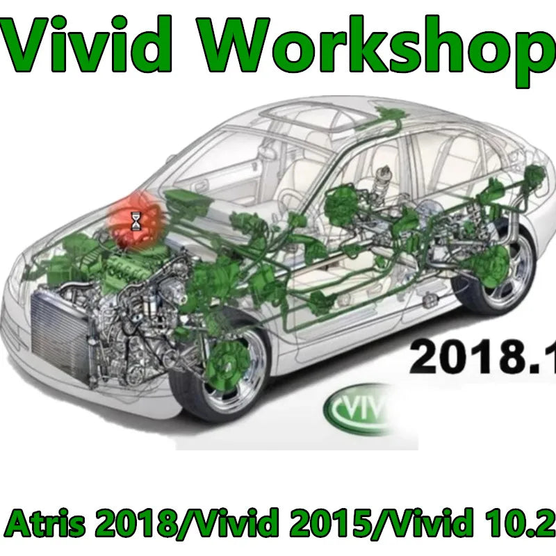 Newest Automotive Vivid 2018.01 (Atris-Technik) Europe Repair Software Atris Parts vivid 2018 software Free installation service