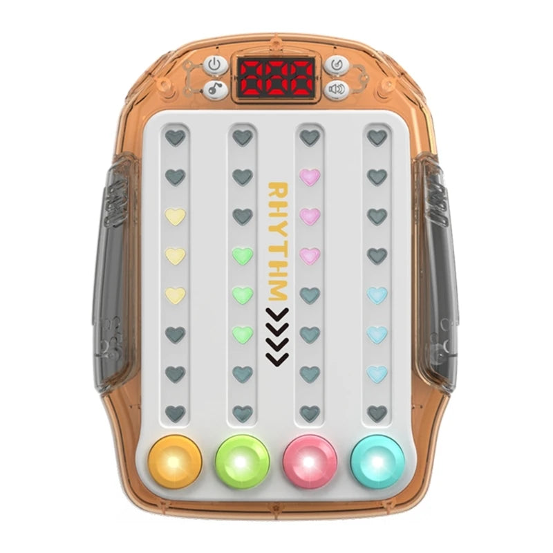 Hand Training Toy for Kids Children Handheld Puzzle Console Quick Push Game D46B