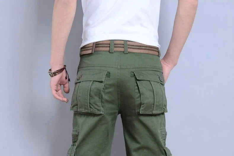 Outdoor Hiking Cotton Male Trousers Baggy Aesthetic Korean Style Cheap Y2k Vintage Men's Cargo Pants Fashion Slacks New In Long